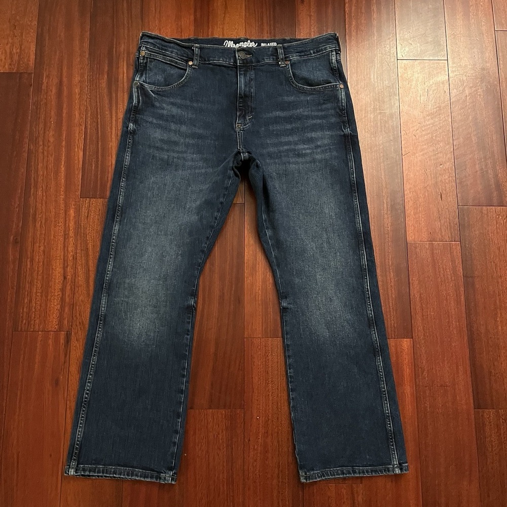 Wrangler Retro Jeans Men 36x30 Blue Relaxed Boot Denim Cowboy Western Workwear